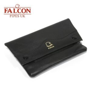 buy falcon black leather handrolling pouch 546 online europe
