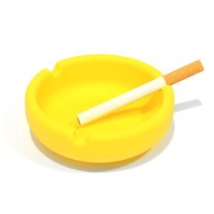 Yellow Silicone Cigarette Ashtray
