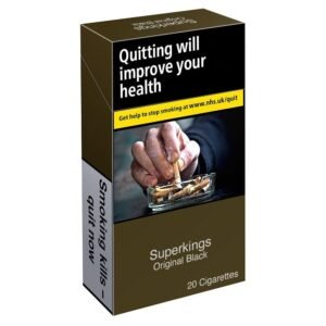 Superkings Original Black Cigarettes