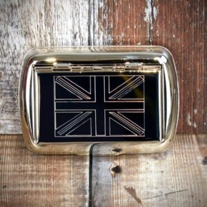 Union Jack Tobacco Tin with Paper Holder