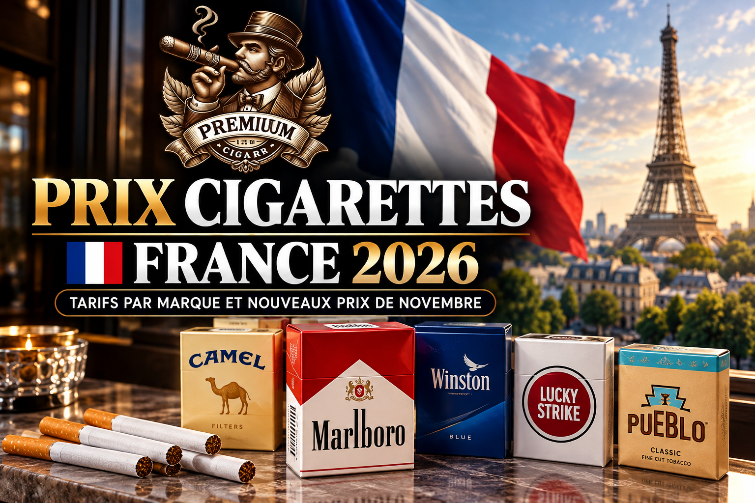 Prix Cigarettes France 2026 : Tarifs par Marque et Nouveaux Prix de Novembre